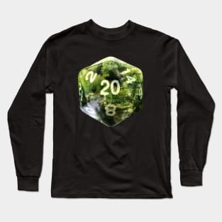 Nat20 Stream with Green Trees Long Sleeve T-Shirt